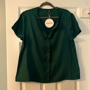 Women's short sleeve Green  1XL short sleeve top NWT
